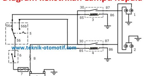 Wiring Diagram Lampu Kepala L300 - Home Wiring Diagram