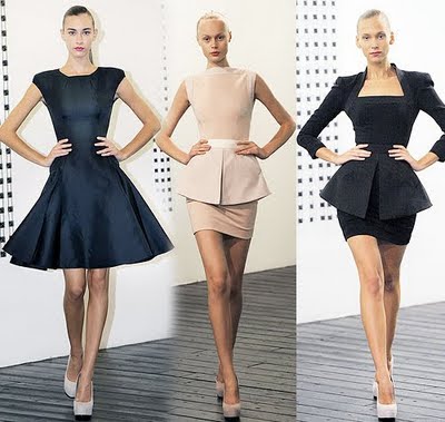 vestidos tendências outono inverno 2012
