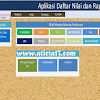 Aplikasi Daftar Nilai Dan Raport Versi 3