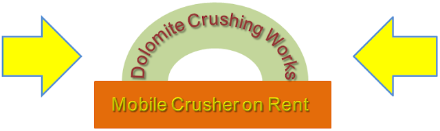Dolomite Crushing units, Mobile Crusher on Rent, Dolomite Crushing job work