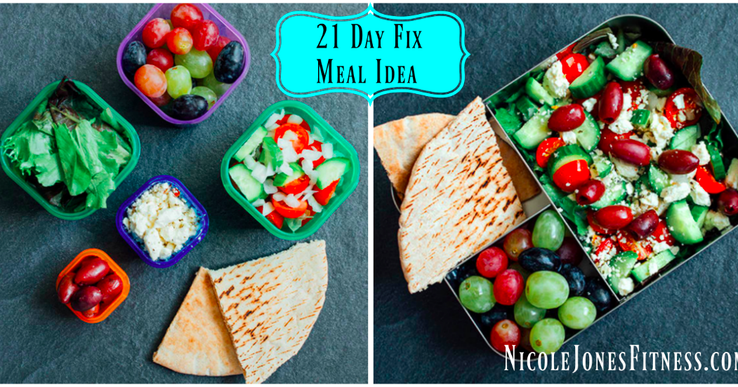 Nicole Jones Easy 21 Day Fix Lunches