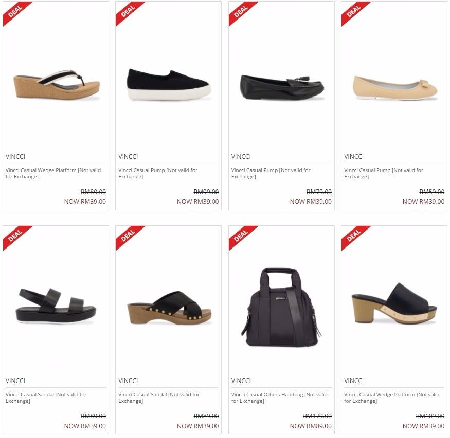 Vincci Women Shoe Up to 64 Discount From RM39 Padini Online Store