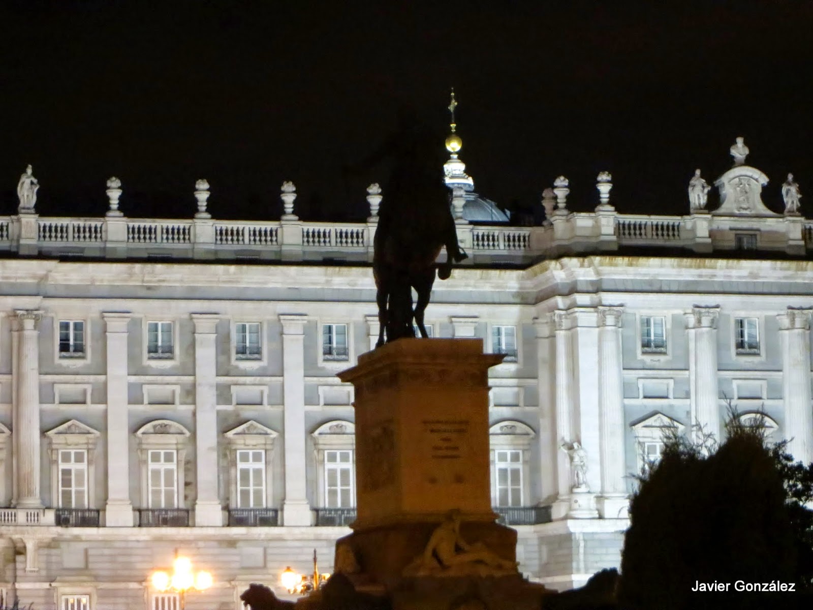 Palacio Real. Madrid. Nocturno