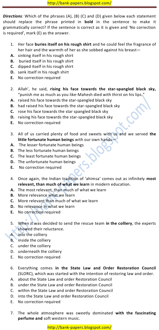 banking question paper