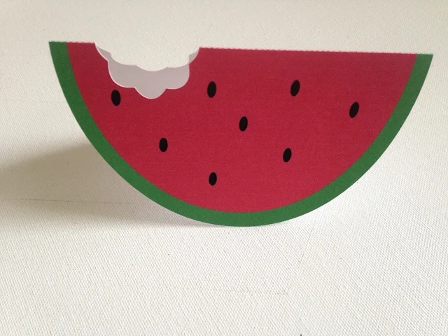 Silhouette Studio, free cut file, watermelon card, Silhouette Cameo, card making