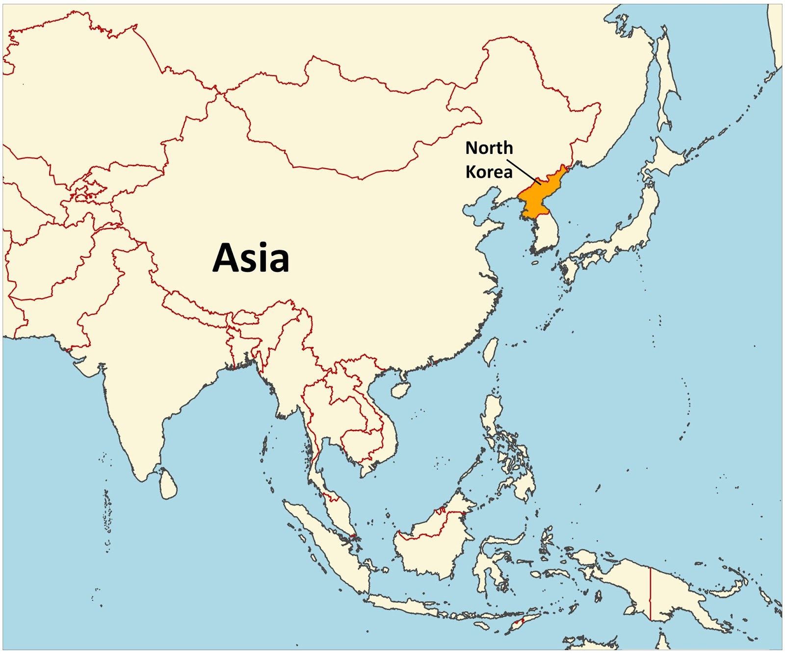 Северная корея на карте граница с россией. Республика Корея на карте Азии. Корейский полуостров на карте зарубежной Азии. Северная Корея на карте. Корейский полуостров на карте Азии.