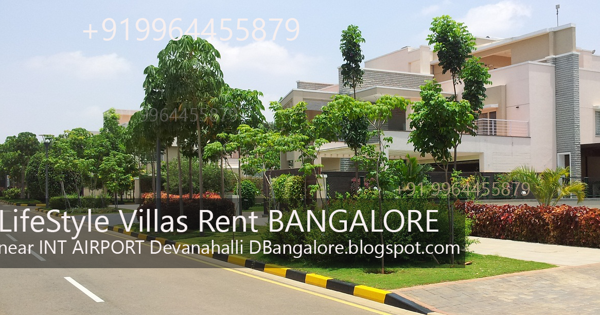 BANGALORE Villas Flats for Rent Luxury Villas for Rent in Bangalore North at Sobha Lifestyle
