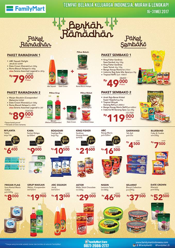 Promo Katalog FAMILYMART Terbaru Periode 16 - 31 Mei 2017 - otorel