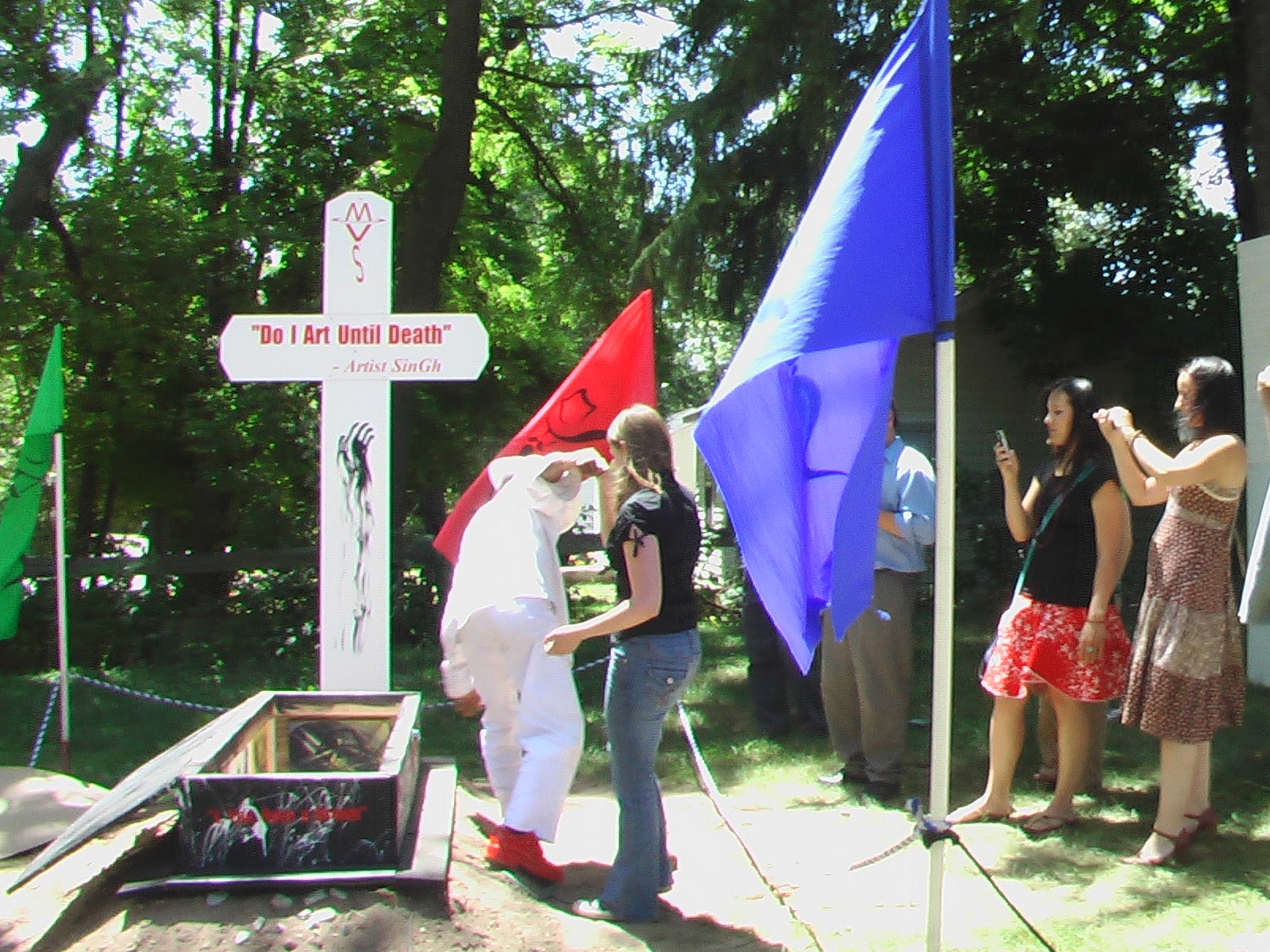 Artist SinGhBlog Artist Singh Buried Alive in 2009