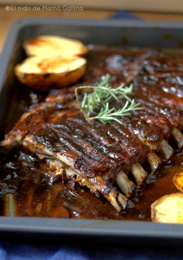 costillas asadas a baja temperatura