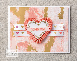 2018 Sale-a-Bration Favorites: Shimmer Ribbon Combo Pack + Painted with Love Designer Paper  ~ 2018 Occasions Catalog ~ Stampin' Up!