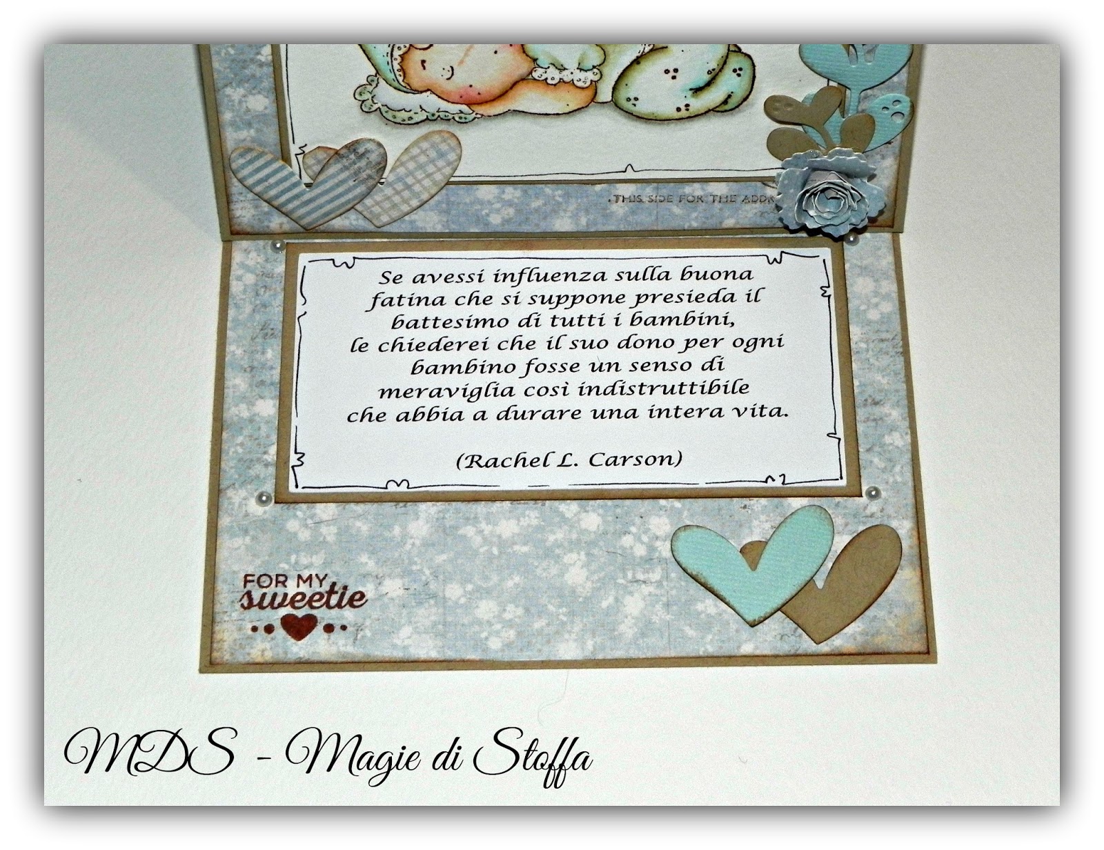 Mds Magie Di Stoffa Card Battesimo