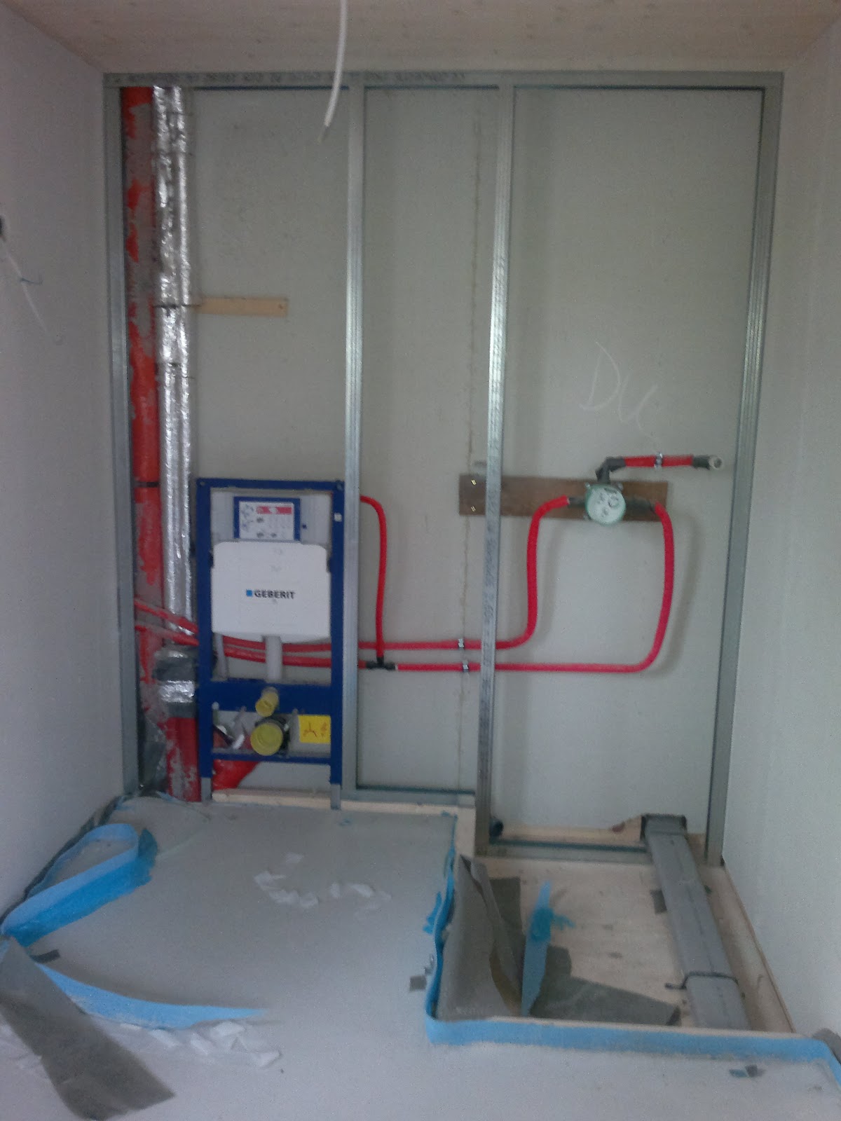 Baustelle MiDo: Trockenbauwände