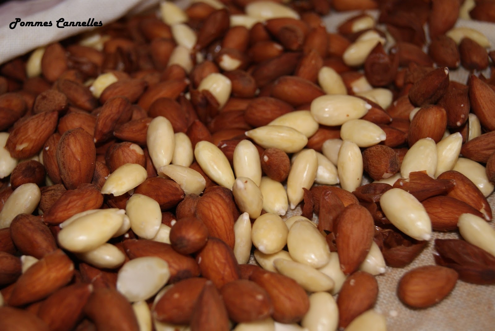 Pommes Cannelles: Comment émonder des amandes