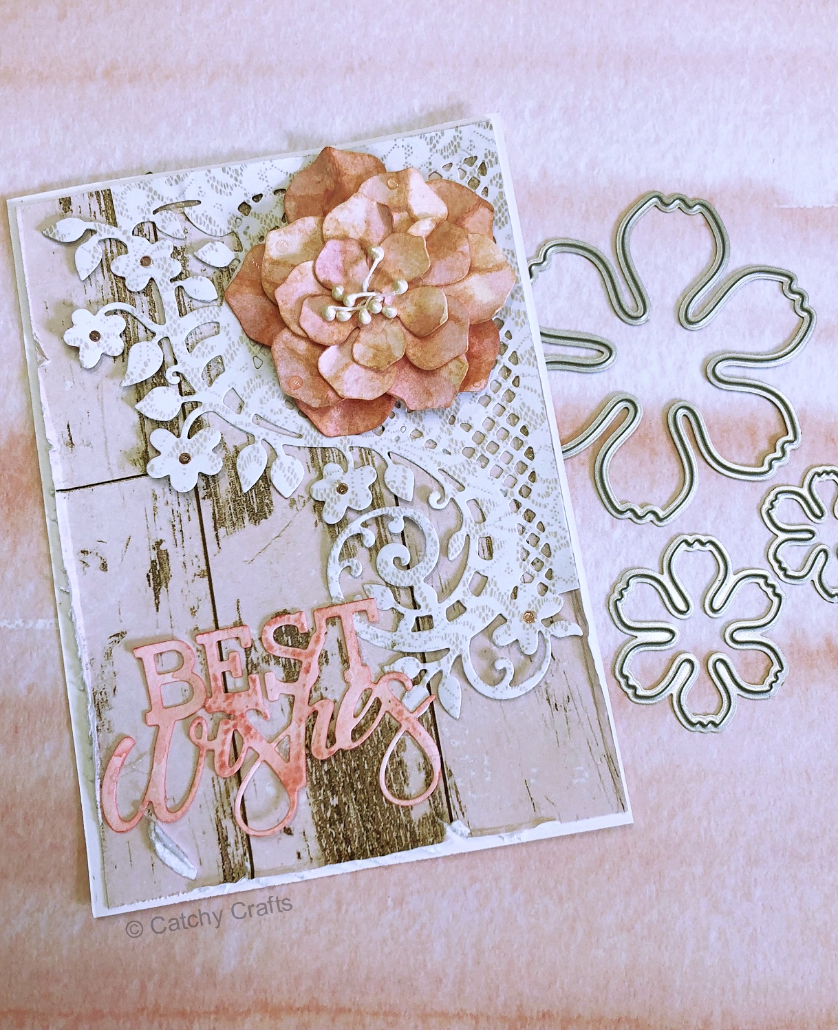 Catchy Crafts Creative Team Precious Petal Cards