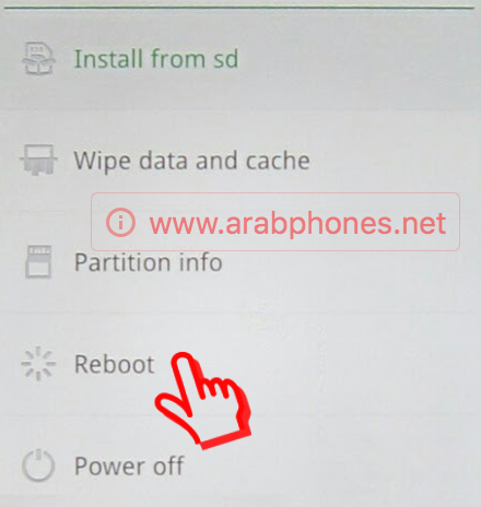 فرمتة هاتف أوبو Oppo f1s عبر الريكفري