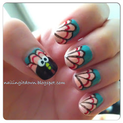nails turkey thanksgiving