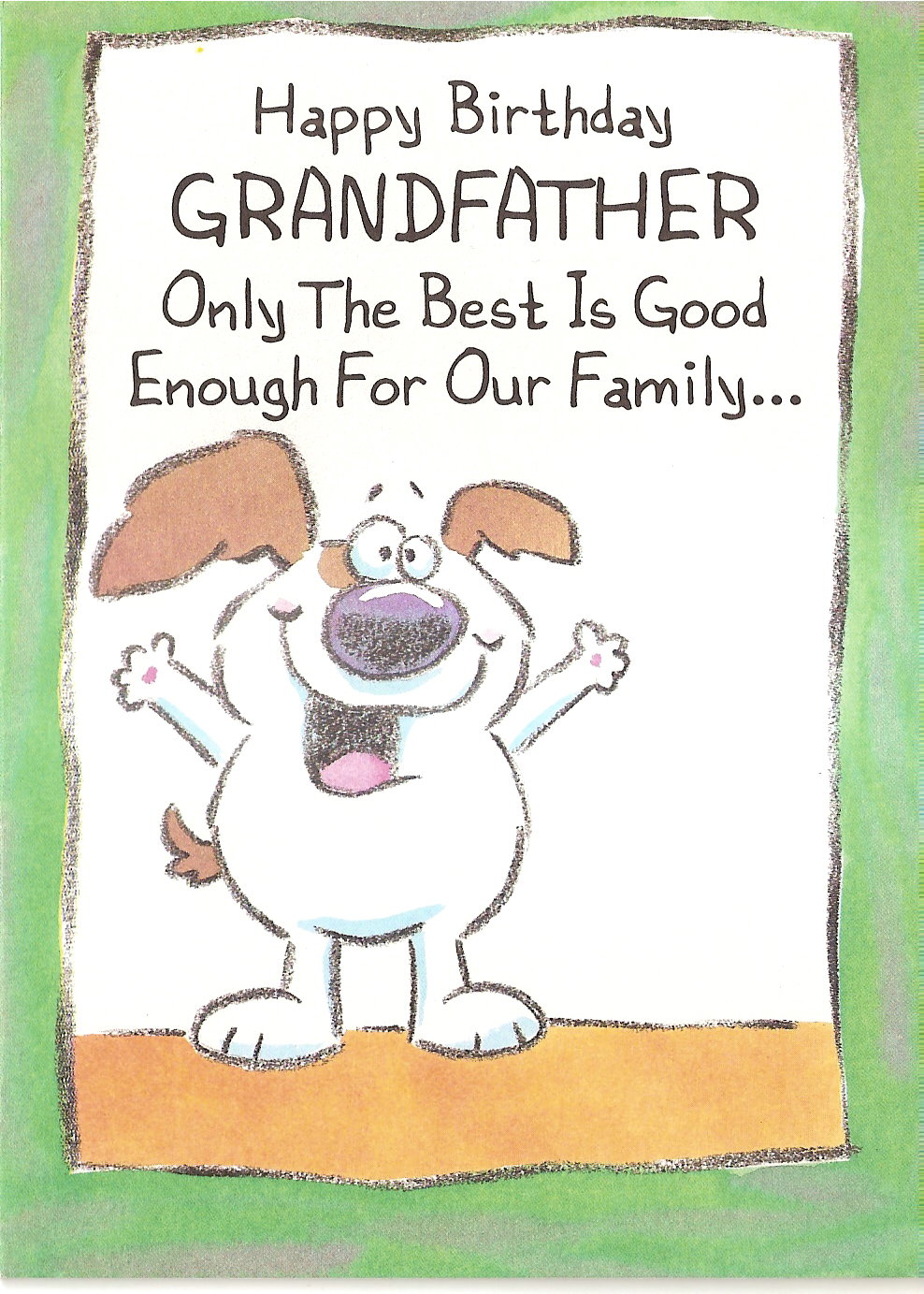Printable Grandpa Birthday Card