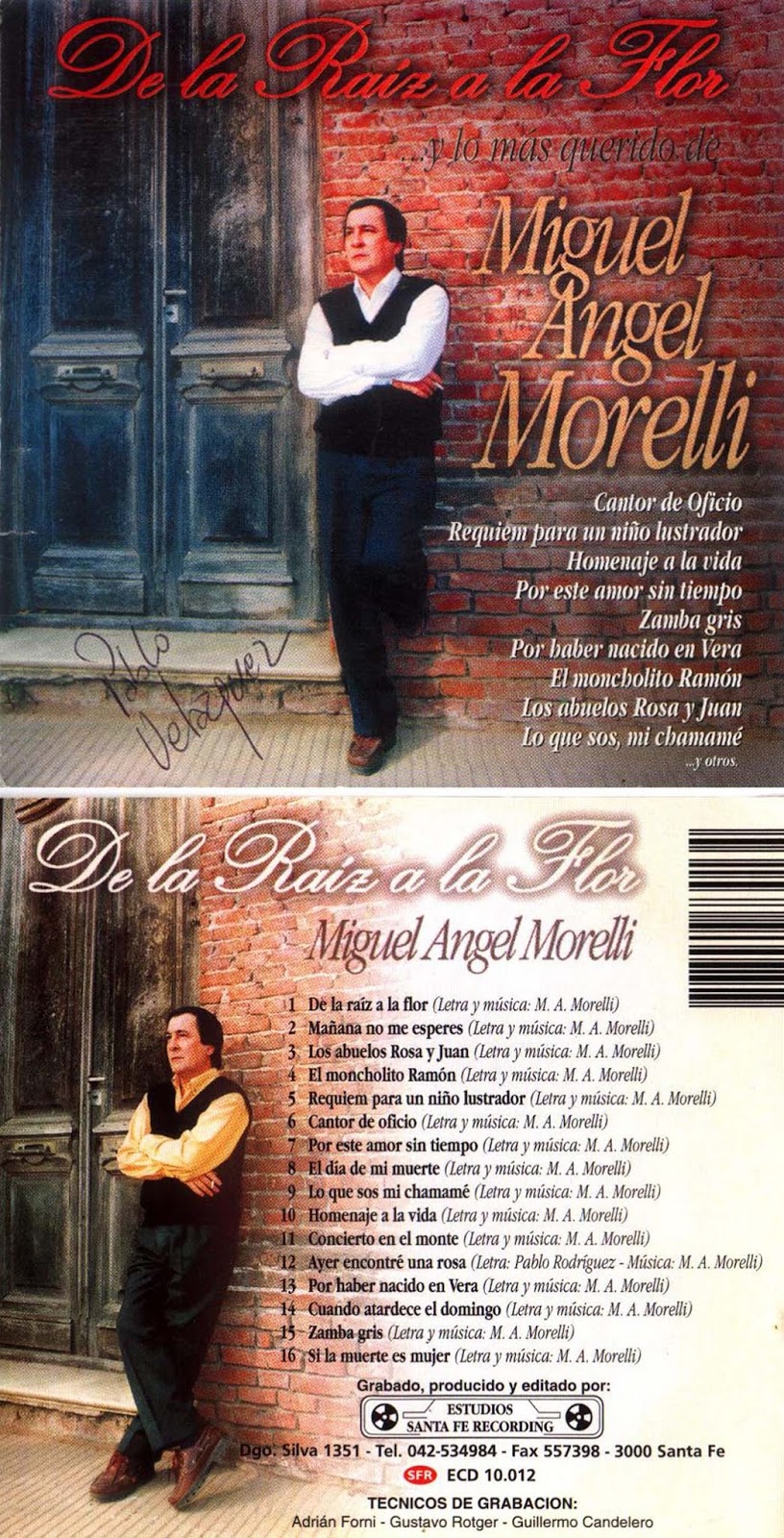 Miguel Angel Morelli - 2 cd - Folcklore Argentino