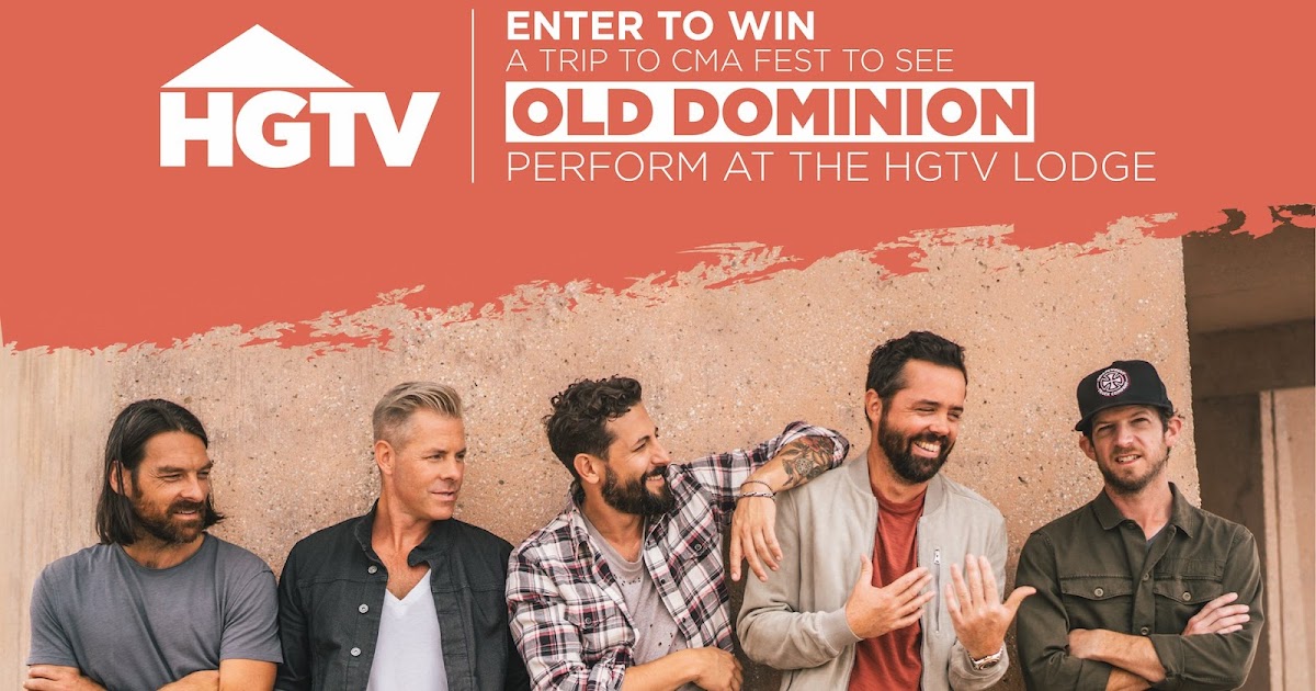 Old Dominion to Perform at HGTV Lodge! Win a trip to CMAFEST! CMA