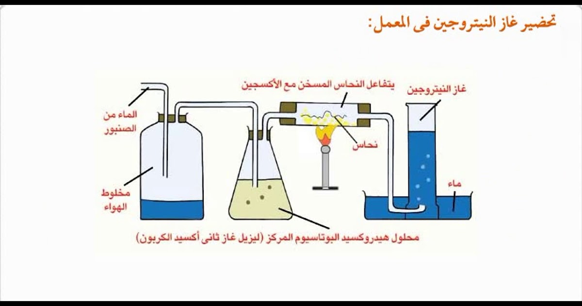 إسراء أحمد سمير الدرس 3 غاز النيتروجين