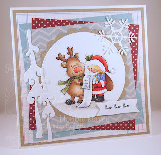 Heather's Hobbie Haven - Santa and Rudolph Card Kit