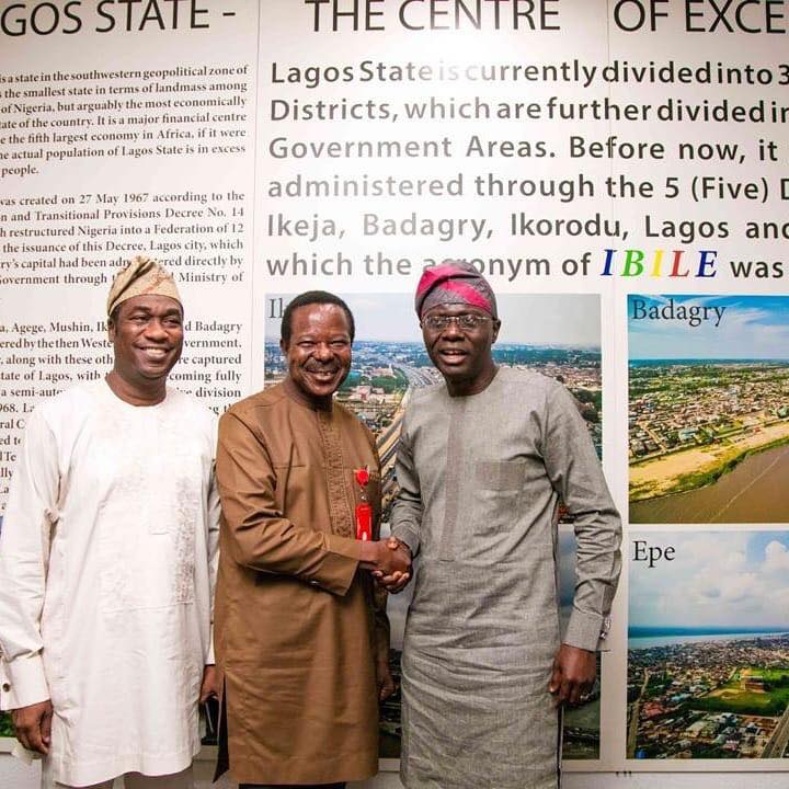 LAGOS 2019: King Sunny Ade Endorses Sanwo-Olu For Governor Of Lagos.
