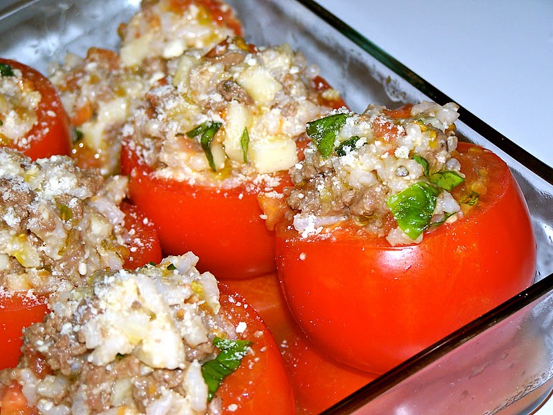 Lidia Bastianich Stuffed Tomatoes Recipe