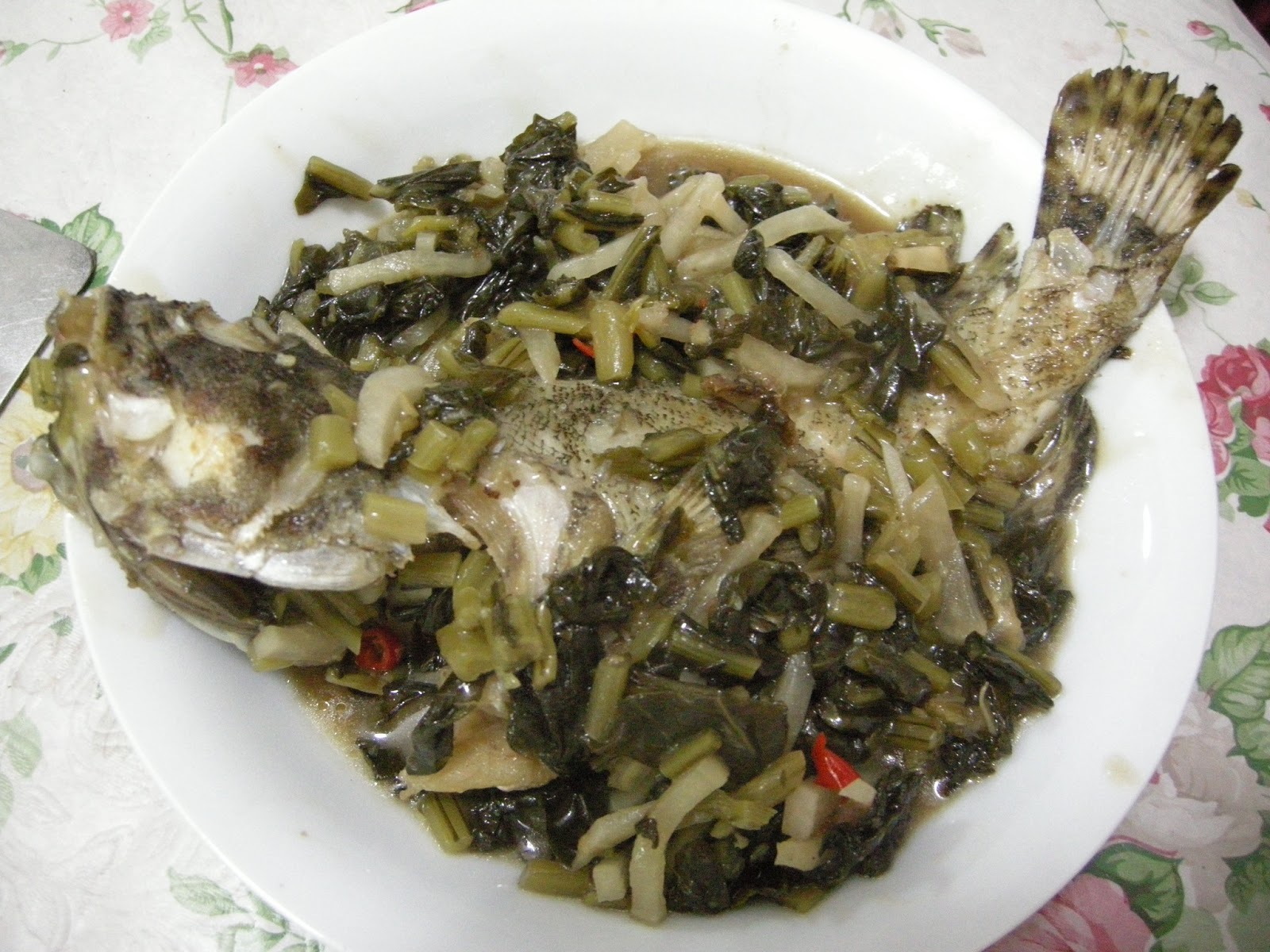 Home Cooking Chinese Preserved Mustard Greens (Hum Choy)