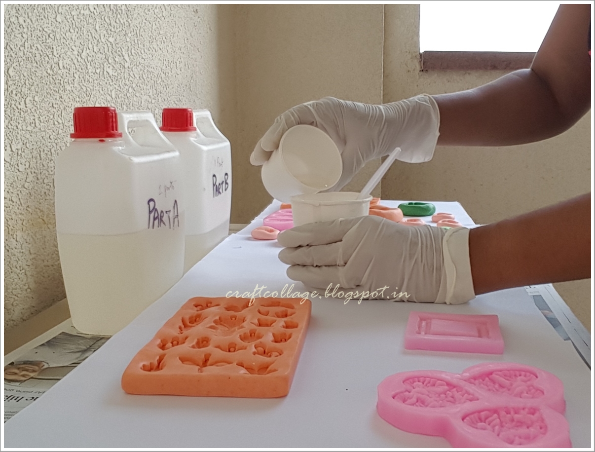 Anuja's CraftCollage Resin Step by Step Process