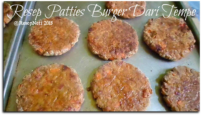 Resep patties tempe burger di dapur kusNeti 2015