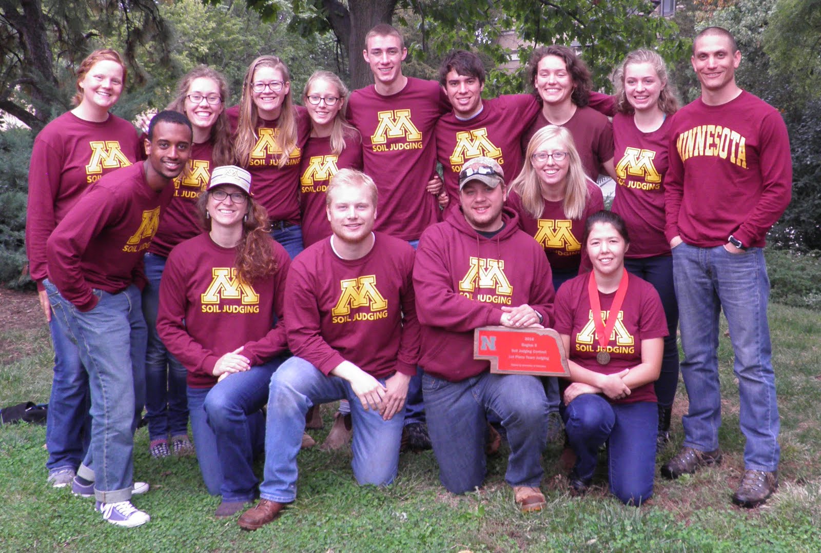 2016 University of Minnesota Soil Judging Team