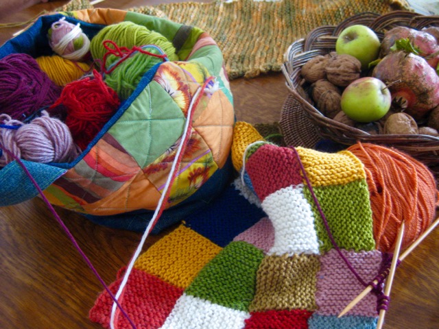 Patchwork knitting
