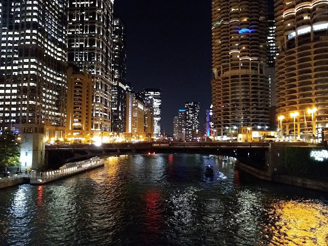 Чикаго ночью