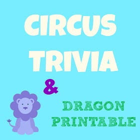 Circus Trivia Questions: Cute Dragon Clipart Printable