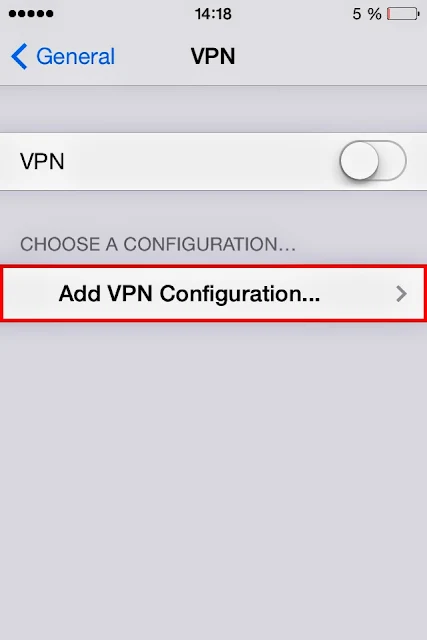 Tutorial Menggunakan VPN di iOS