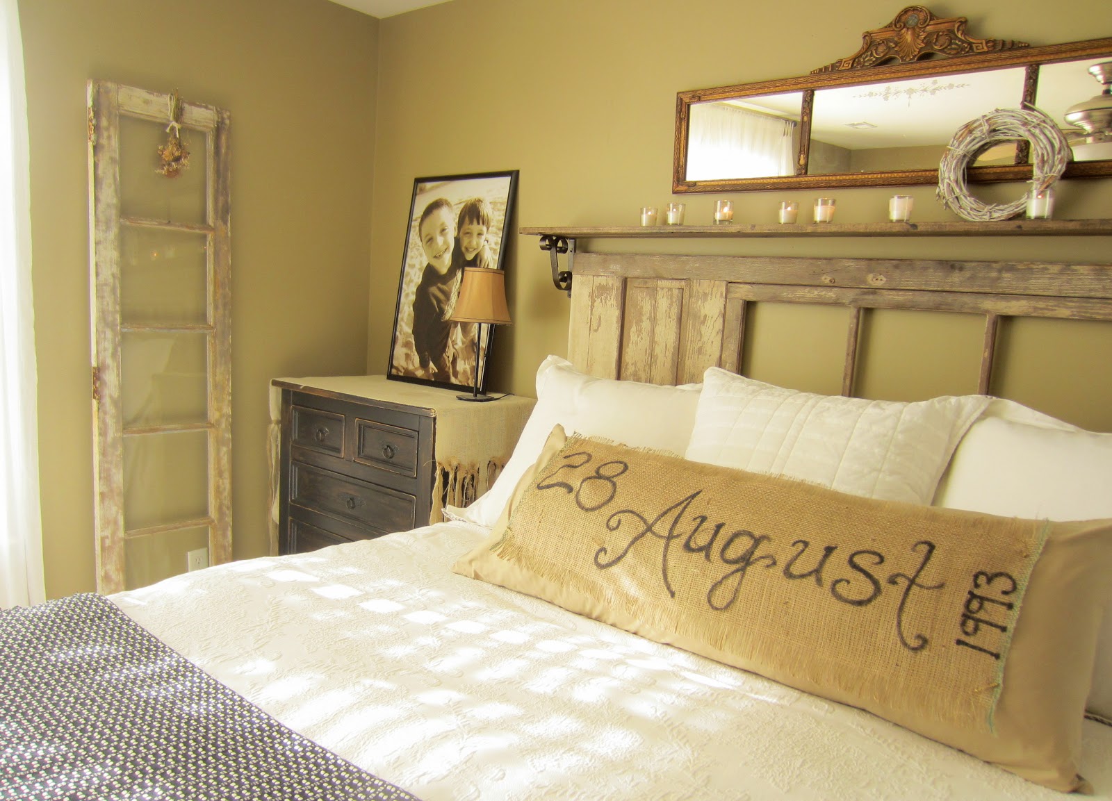 Down to Earth Style: Vintage, Rustic Master Bedroom