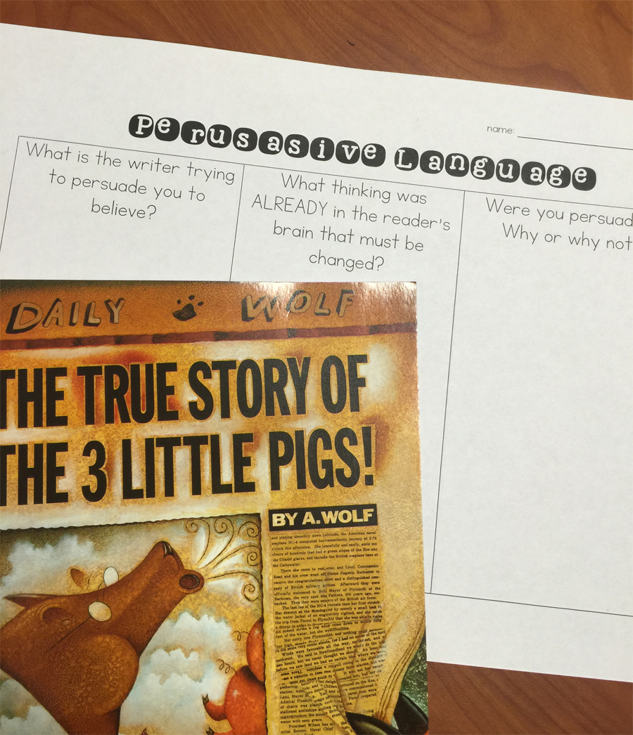 Digging deeper with persuasive text