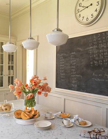 Kitchen Chalkboard on Love The Look Of Doing A Whole Wall As A Chalkboard  I Do Not Have