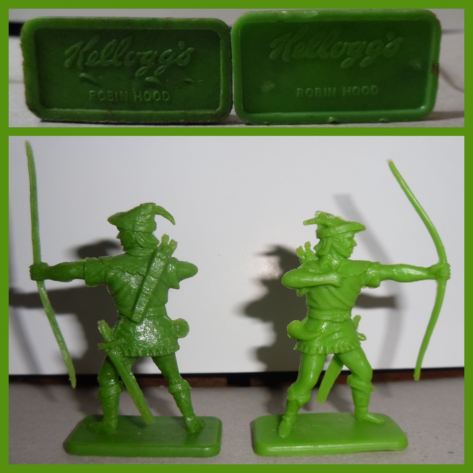 60mm plastic toy soldiers 5 Dulcop Robin Hood Characters and Merry Men 