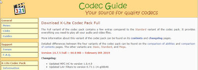K-Lite Codec Pack 14.7.5