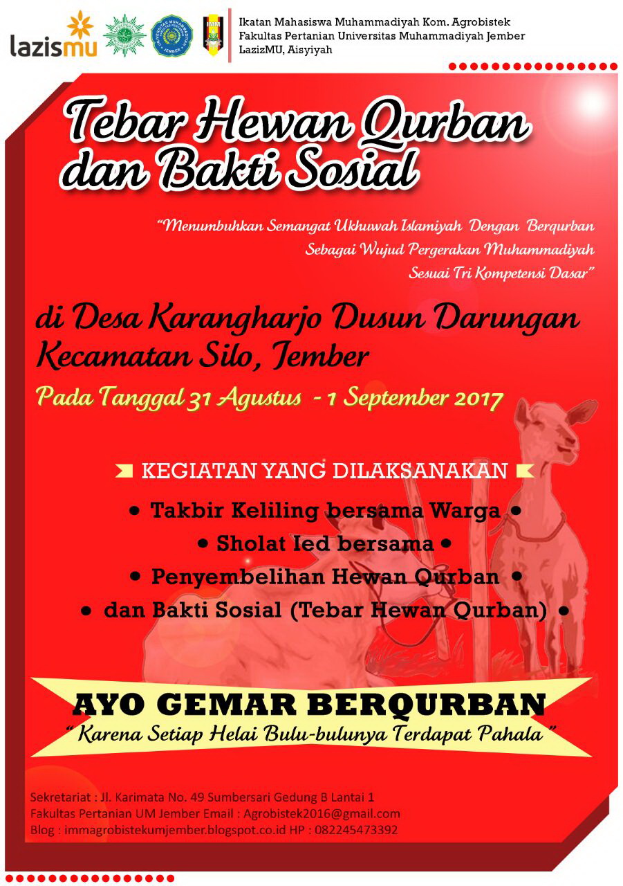 Paling Keren Pamflet Menerima Hewan Qurban Little