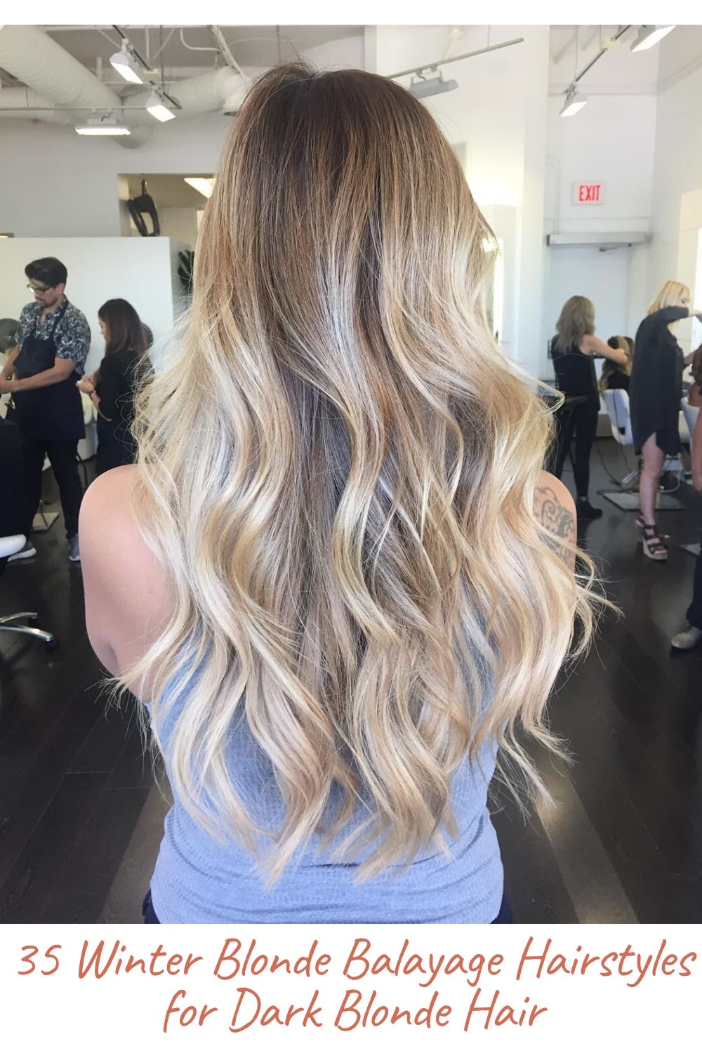 35 Winter Blonde Balayage Hairstyles for Dark Blonde Hair Pukrol Satwa