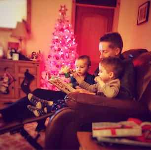 My Son and gorgeous Grandsons Sean and Tom