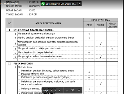  Terbaru ini merupakan Format Raport terbaru yang saya dapat dari sumber yang sudah terper Contoh Raport PAUD Kurikulum 2013 Terbaru 