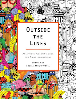 outside the lines, an artists' coloring book for giant imaginations