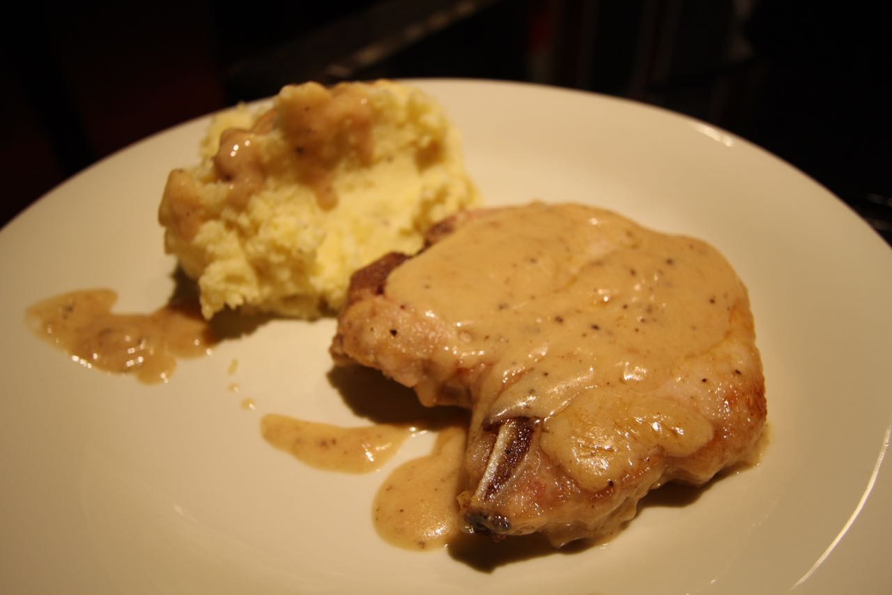 The Roediger House Meal No. 1643 Smothered Pork Chops and Buttermilk