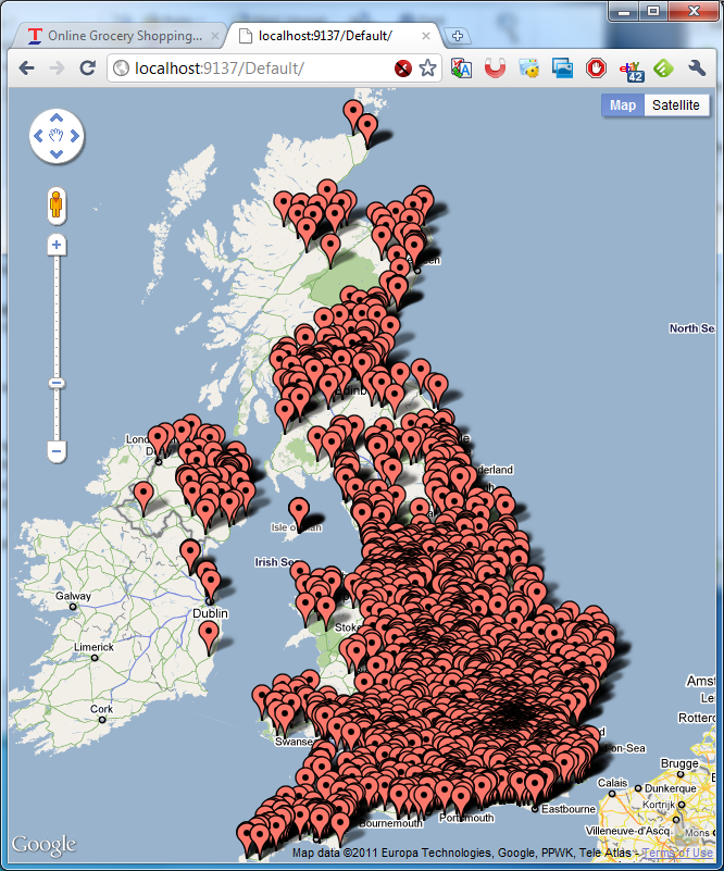 Nick Lansley's Technology for Blog Where's My Shopping?