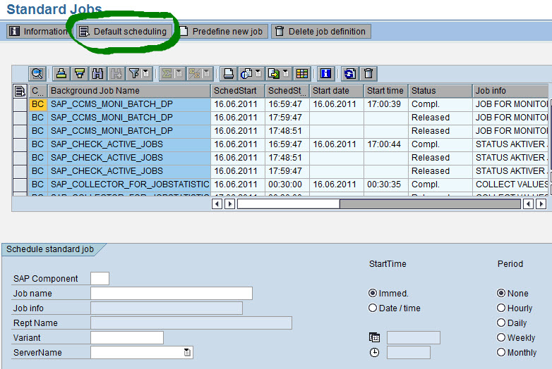 112. How to schedule Basis standard jobs ? | Still the One