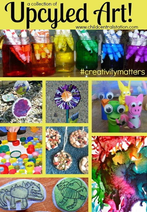 Child Central Station: Upcycled Art! #CreativityMatters